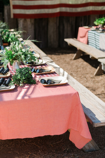 Vintage camp birthday party