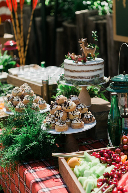 Vintage camp birthday party