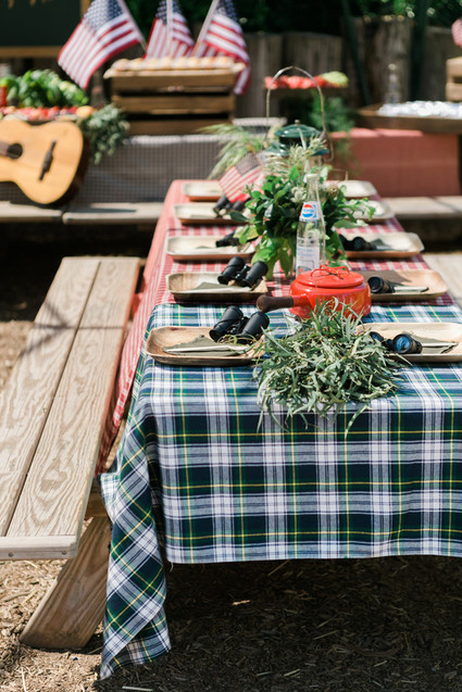 Vintage camp birthday party