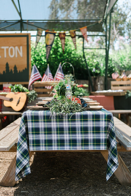 Vintage camp birthday party