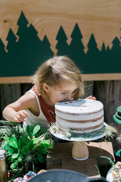 Vintage camp birthday party