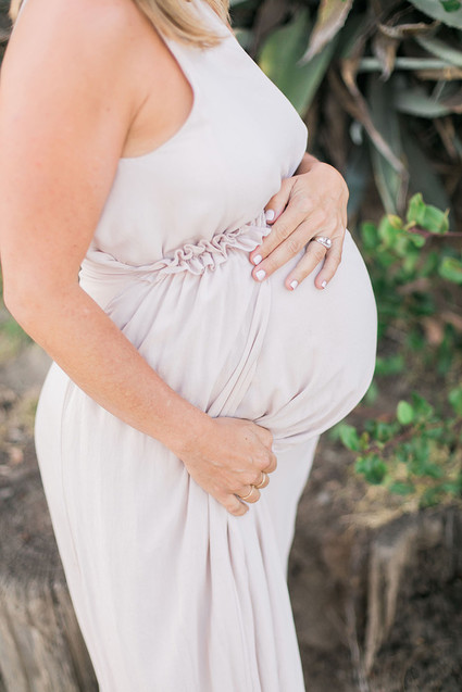 Sunset maternity + family session in Topanga