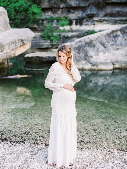 Bull Creek maternity photos near Austin TX