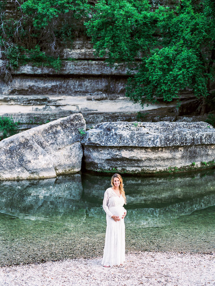 Bull Creek maternity photos near Austin TX