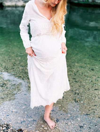 Bull Creek maternity photos near Austin TX