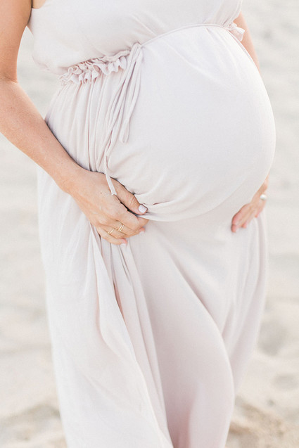 Sunset maternity + family session in Topanga