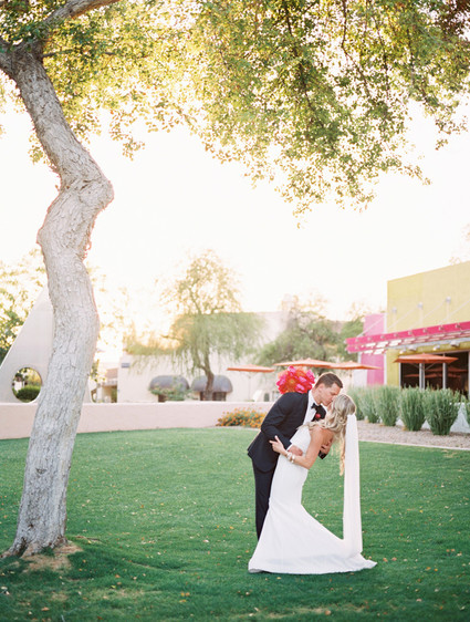 Modern Arizona wedding