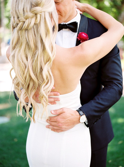 Braided wedding hairstyle