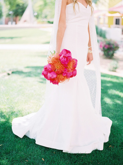 Pink peony bouquet