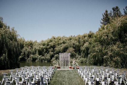 Bohemian farm wedding
