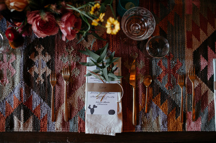 Bohemian farm wedding