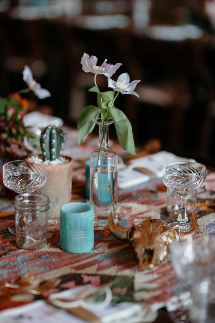 Bohemian farm wedding