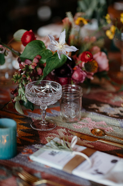 Bohemian farm wedding
