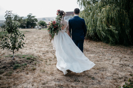 Bohemian farm wedding