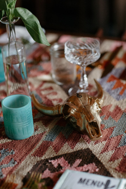 Bohemian farm wedding