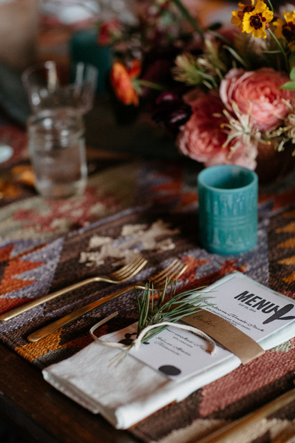 Bohemian farm wedding