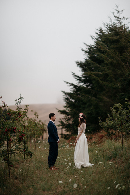 Bohemian farm wedding