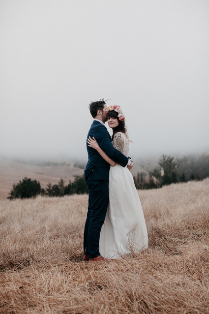 Bohemian farm wedding