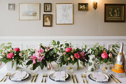 Tropical garden wedding inspiration