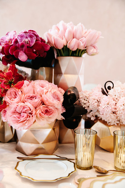 Pink and Gold wedding inspiration Inspiration