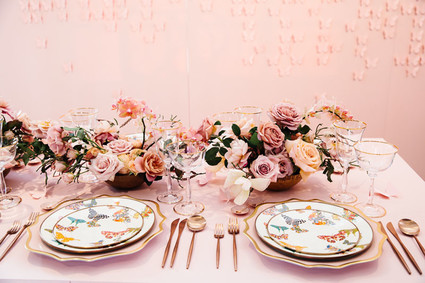 Romantic pink wedding inspiration Inspiration
