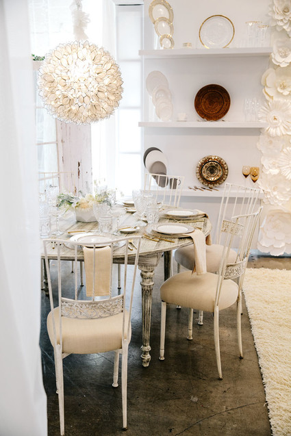 White wedding decor