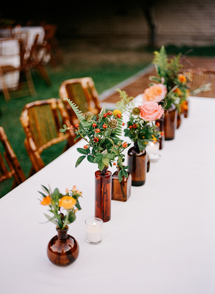 Simple wedding decor