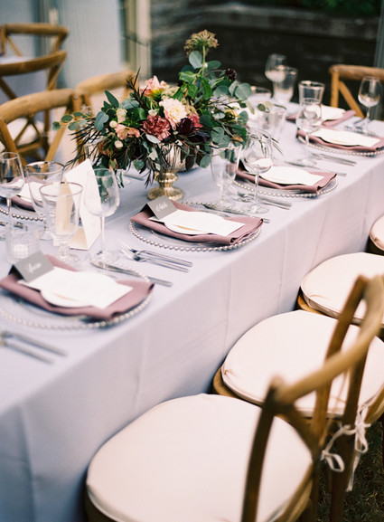 Lavendar wedding decor