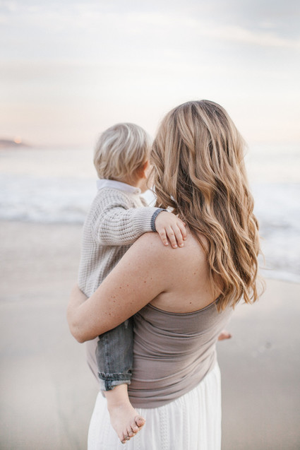 Beach maternity photos