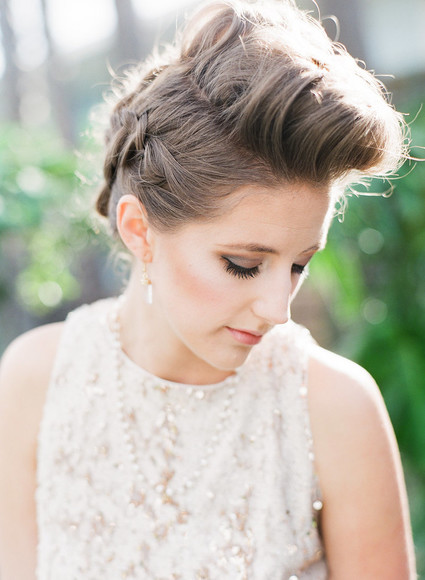Modern wedding hairstyle