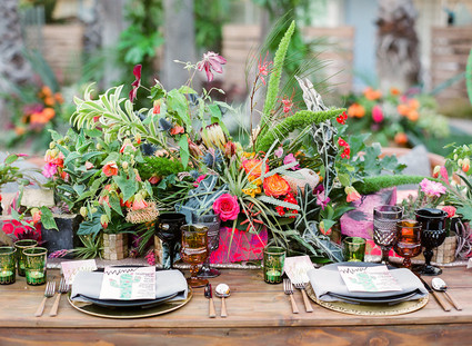 Tropical wedding inspiration