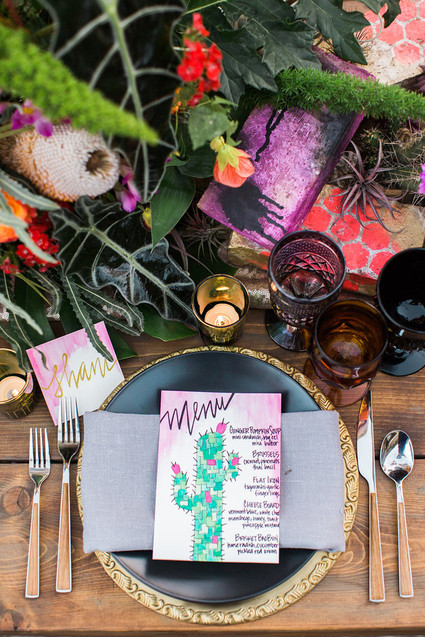 Tropical wedding inspiration