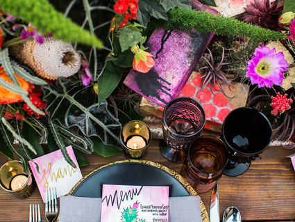 Tropical wedding inspiration