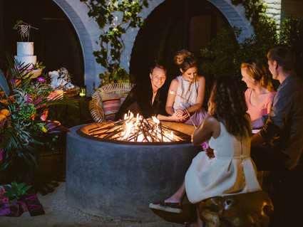 Roasting marshmellows