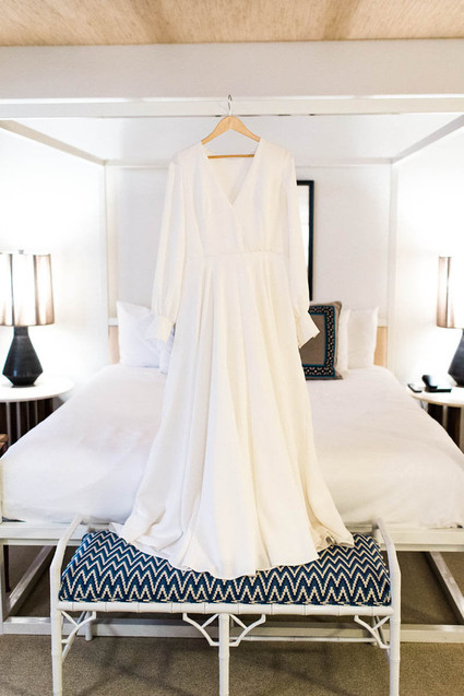 70's inspired wedding dress