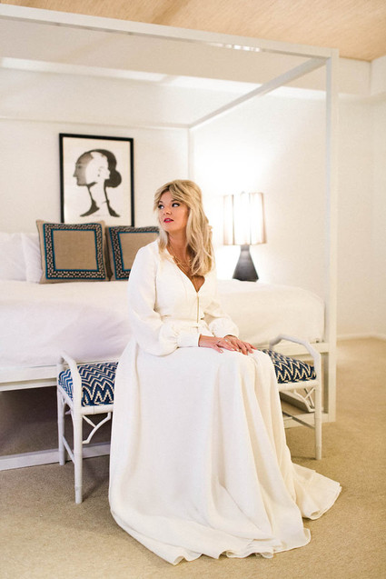 70's inspired wedding dress