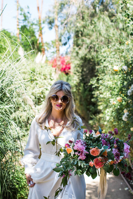 60's inspired bride