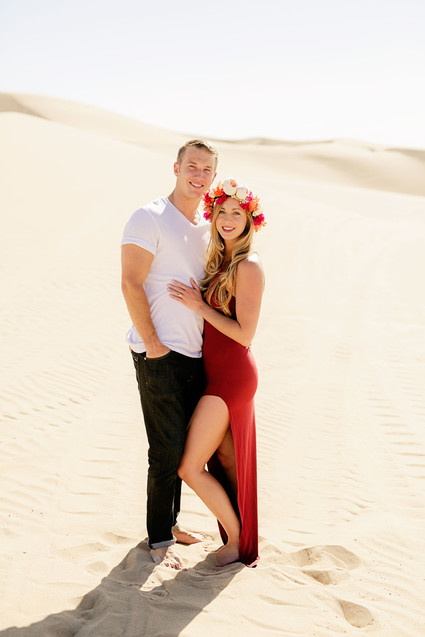 Desert sand dune engagement shoot