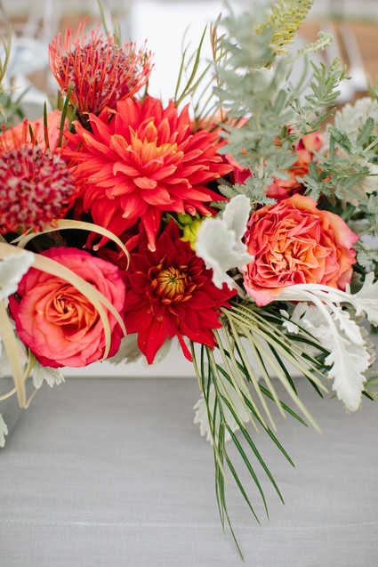 Red florals