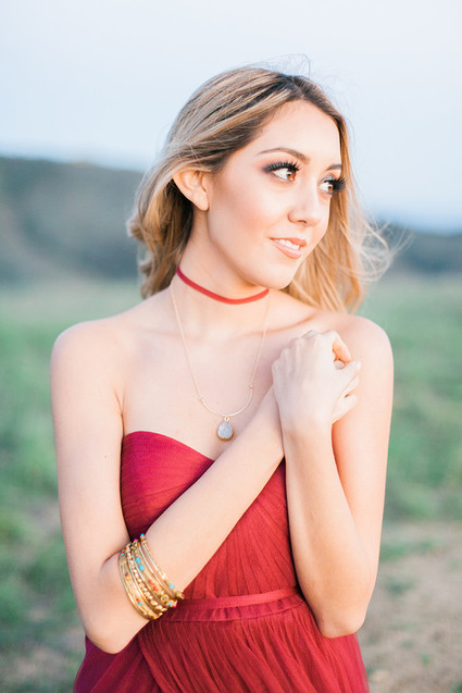 Marsala bridesmaid dress