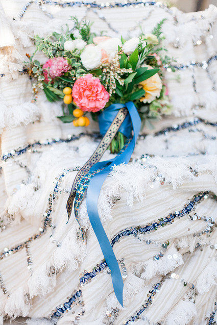 Spring bridal bouquet