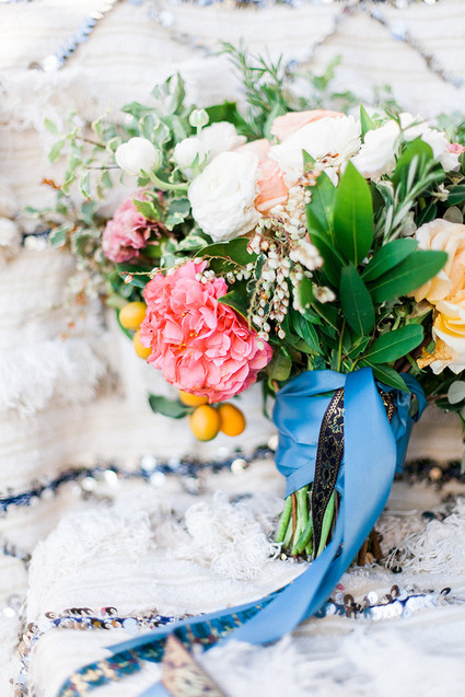 Spring bridal bouquet