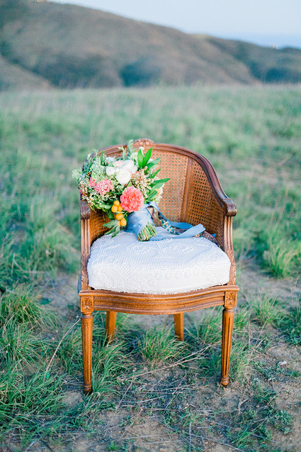 Spring bridal bouquet