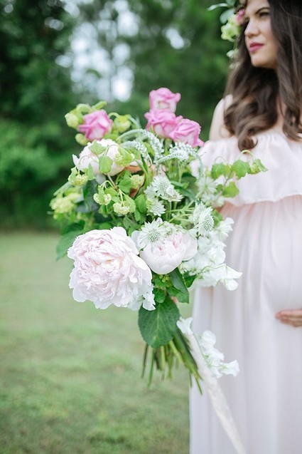 Pink garden baby shower ideas