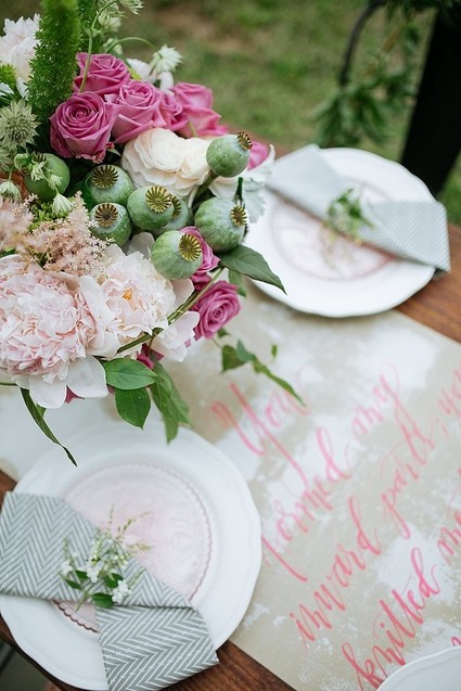 Pink garden baby shower ideas