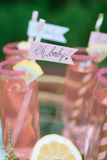 Pink garden baby shower ideas