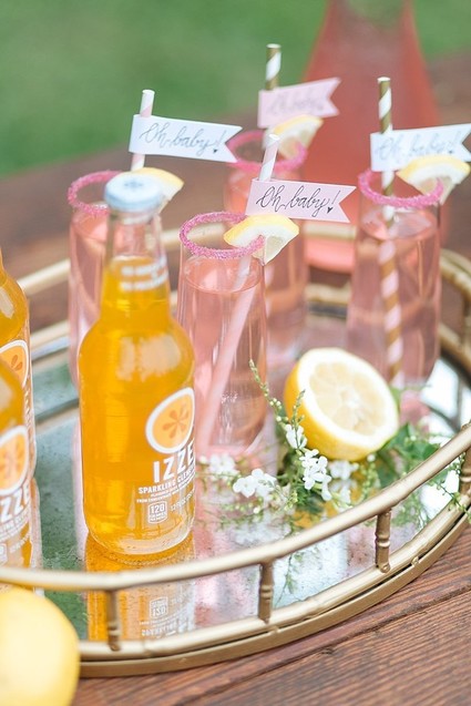 Pink garden baby shower ideas