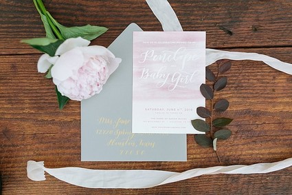 Pink garden baby shower ideas