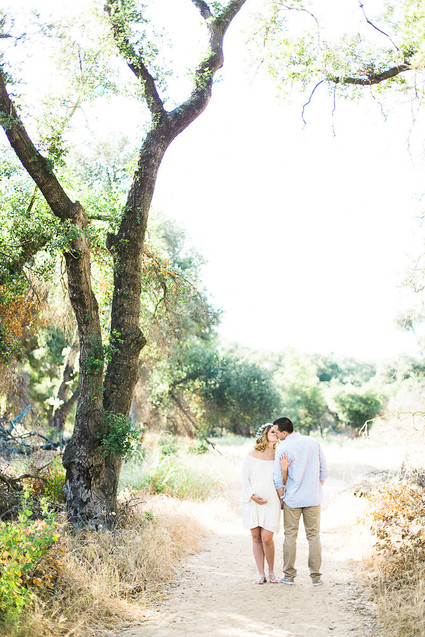 rustic outdoor maternity photos