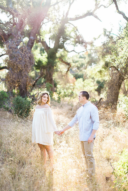rustic outdoor maternity photos